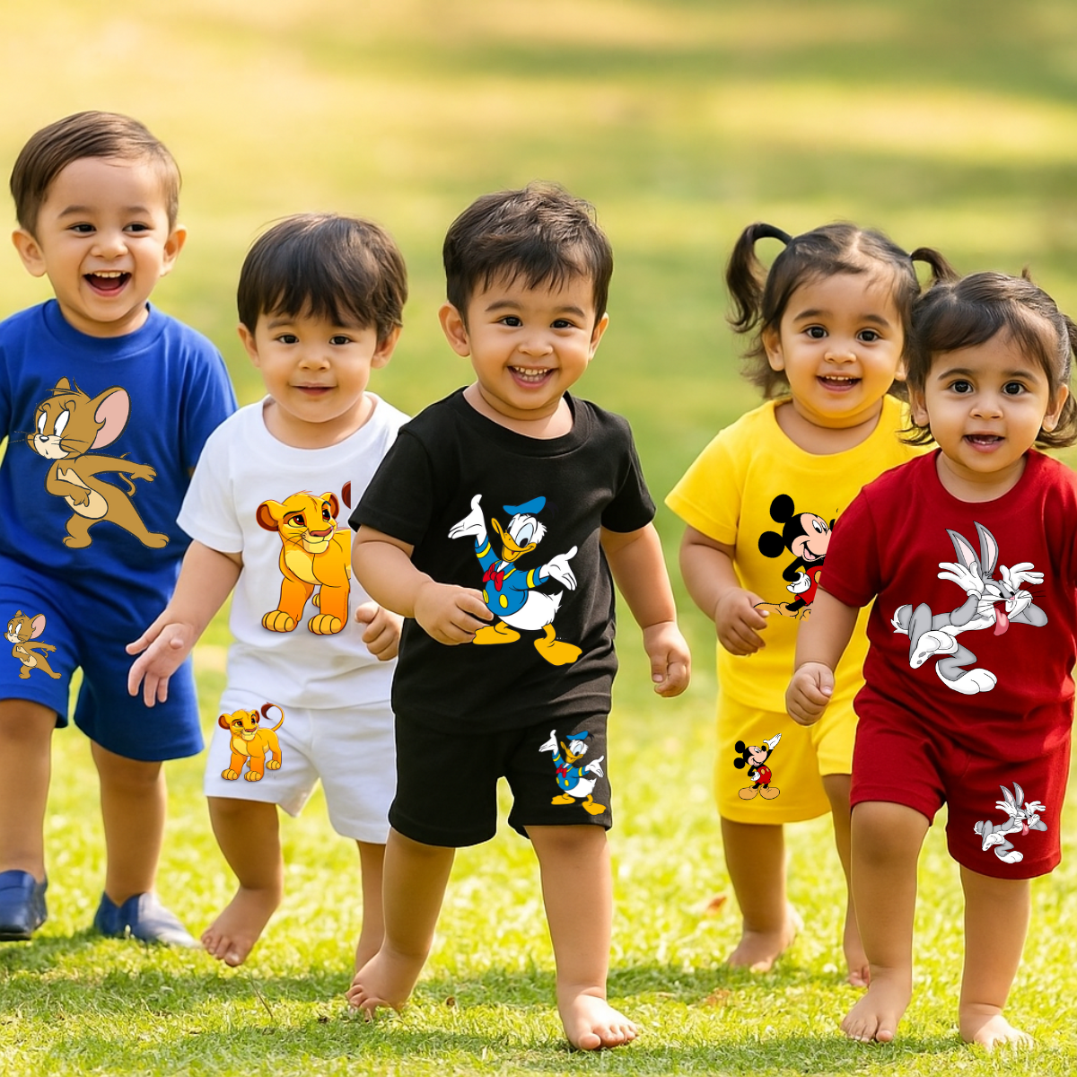 Pack of 5 Premium Summer Suits for Kids