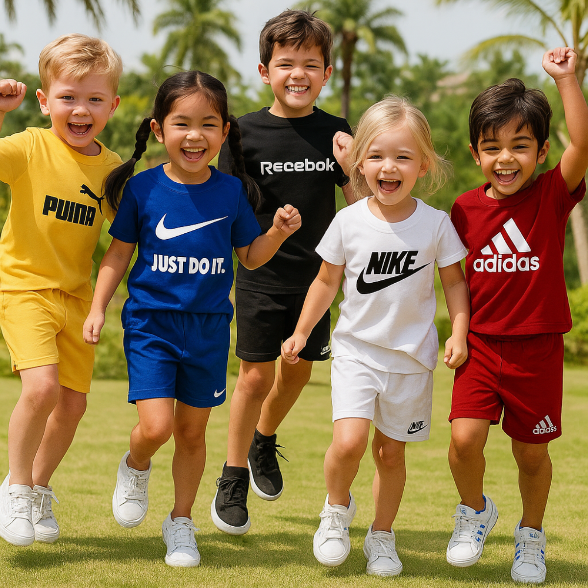 Pack of 5 Premium Summer Suits for Kids
