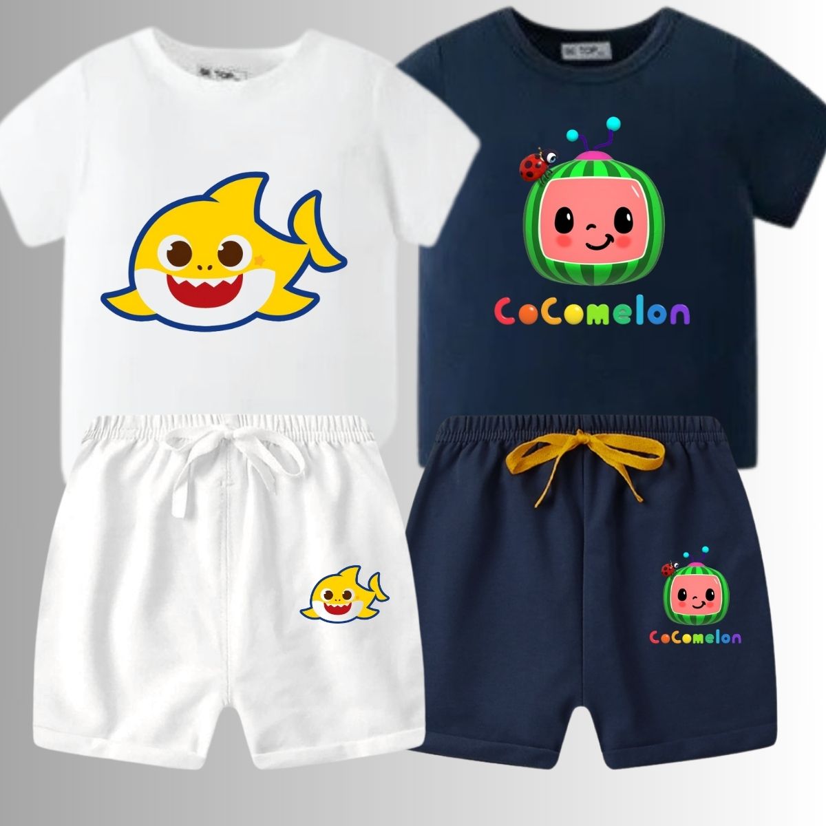 Buy 1 Get 1 FREE Printed Summer Suits for Kids
