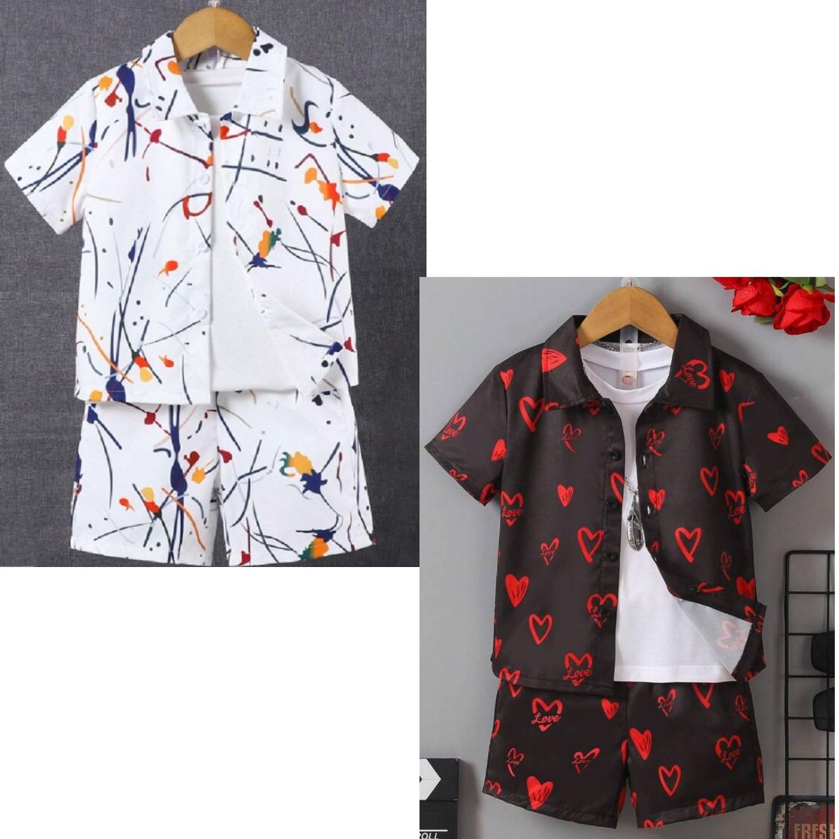 Pack of 2 Kids Casual Summer Suits