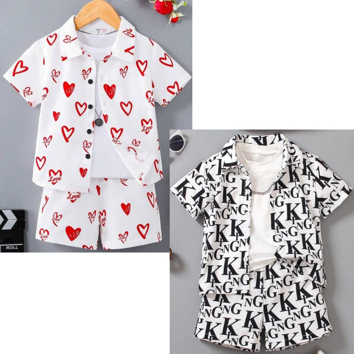 Pack of 2 Kids Casual Summer Suits