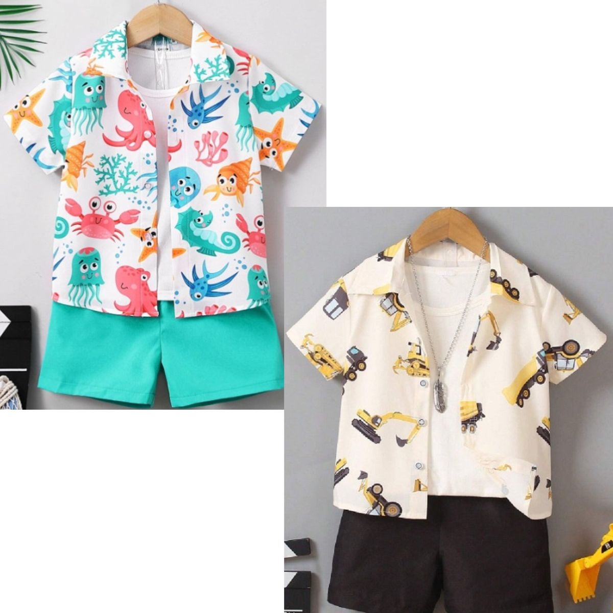 Pack of 2 Kids Casual Summer Suits