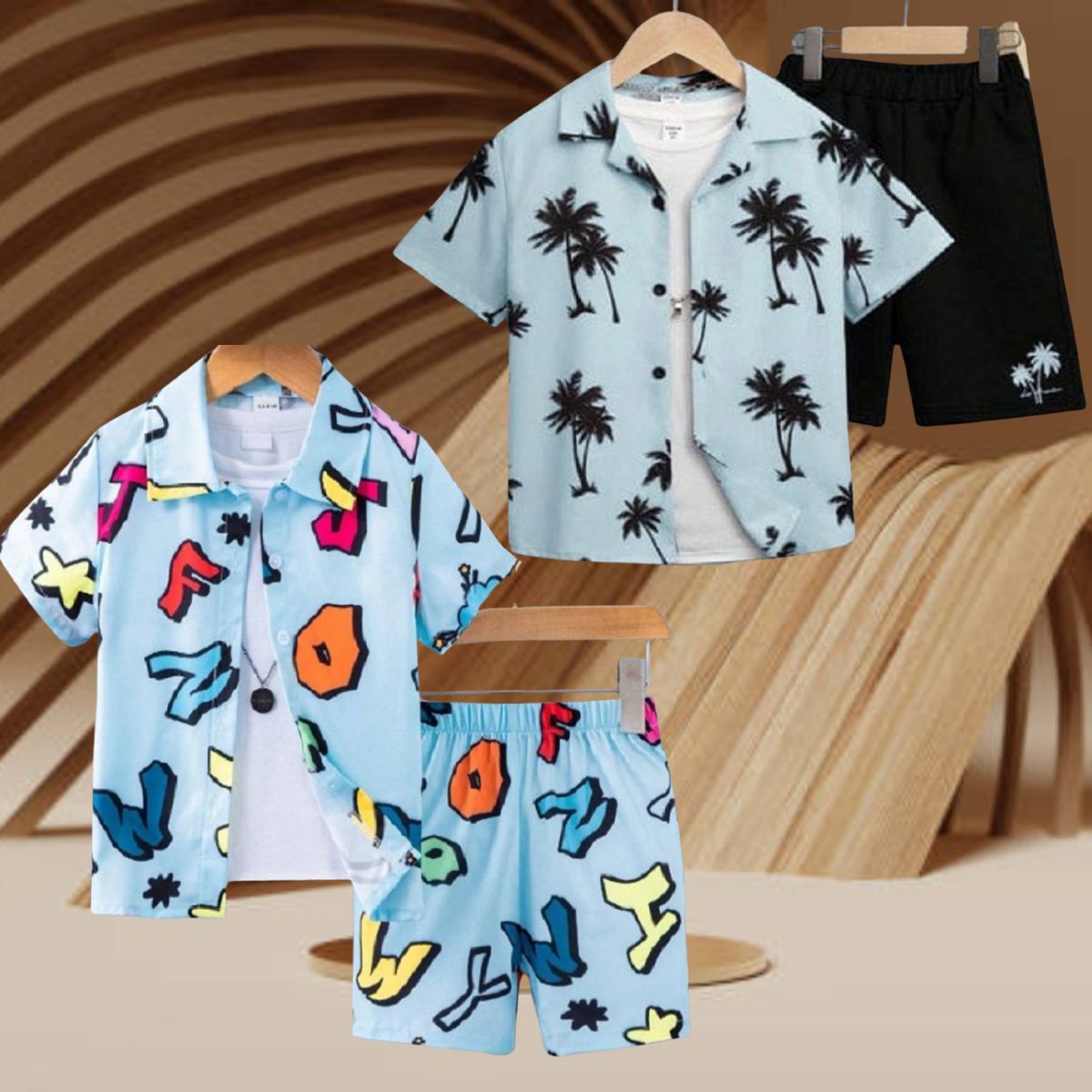 Pack of 2 Kids Casual Summer Suits