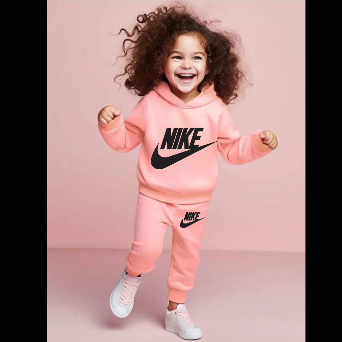 Printed Hooded Track Suit for Kids