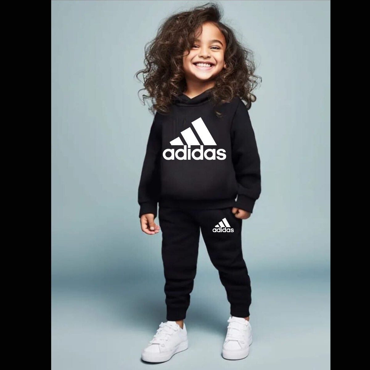 Printed Hooded Track Suit for Kids
