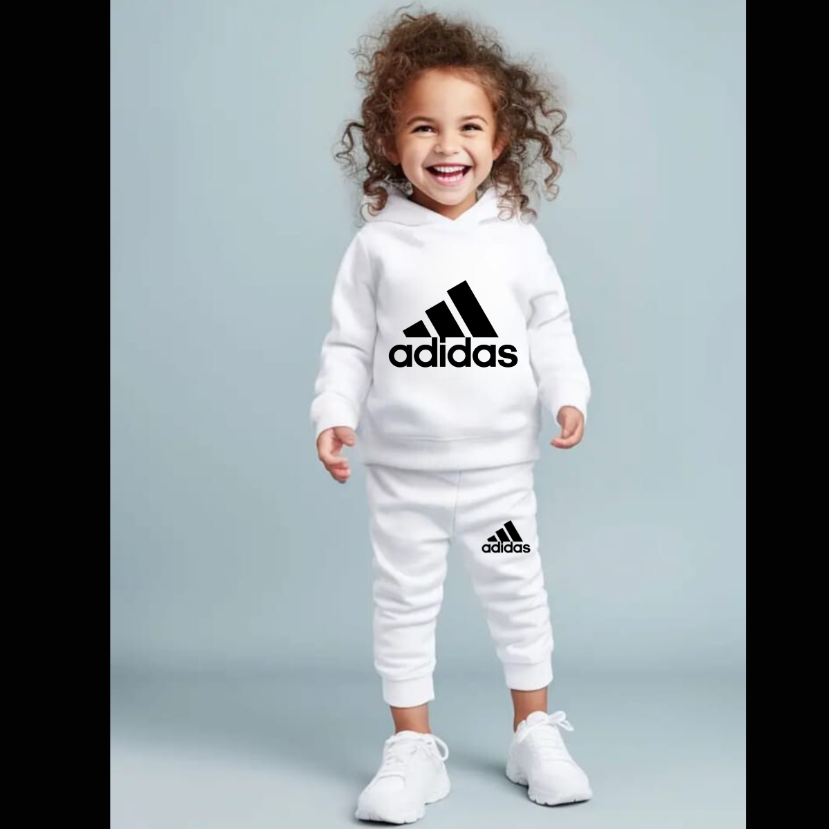 Printed Hooded Track Suit for Kids