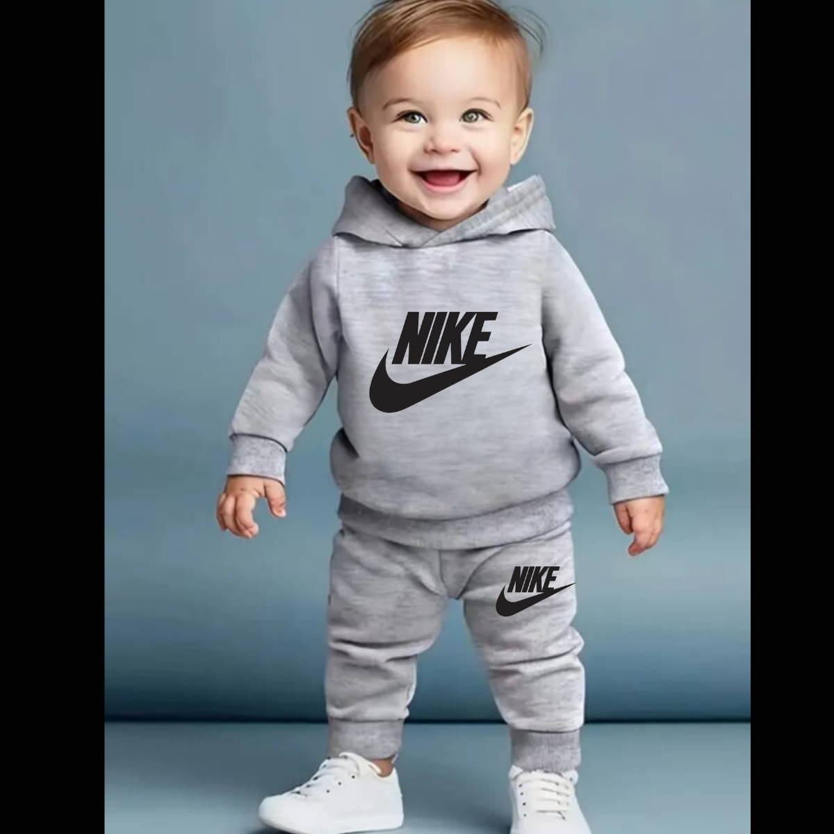 Printed Hooded Track Suit for Kids