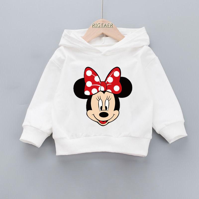 PACK OF 2 MICKEY MOUSE PRINTED KIDS HOODIES FOR GIRLS (Print 202)