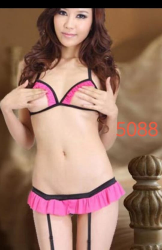 Open Cup Fancy Bra & Panty Set (ART-5008)