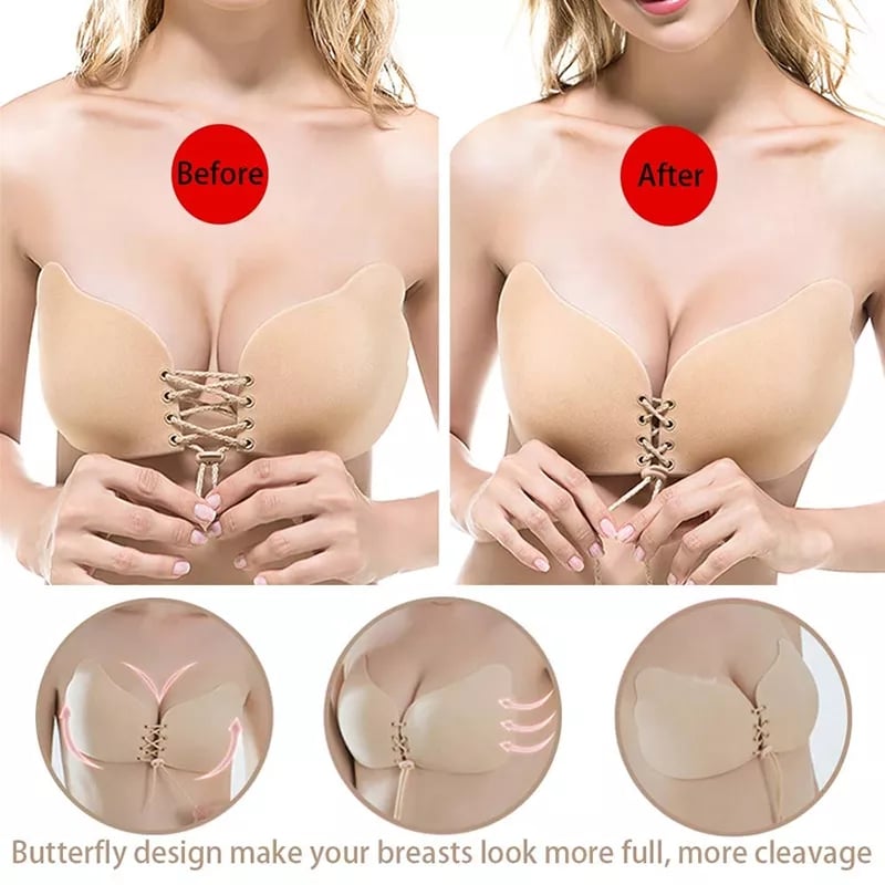 Silicon Strapless Push up Bra