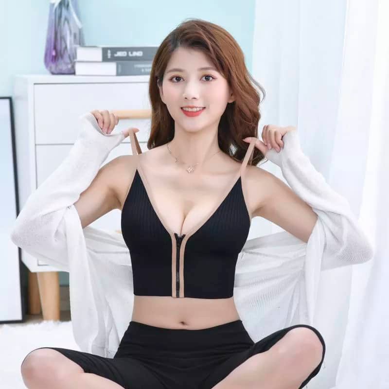 High Class Full Stretch Front Zip Bra (Product Code: 8803)