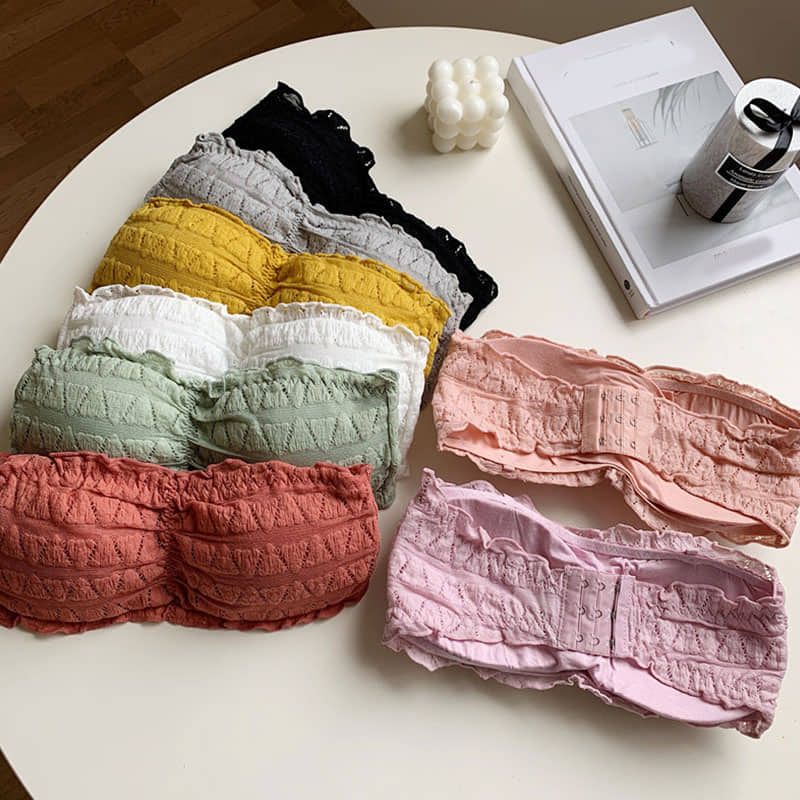 Strapless Padded Bra with Hooks (Product Code: 820)