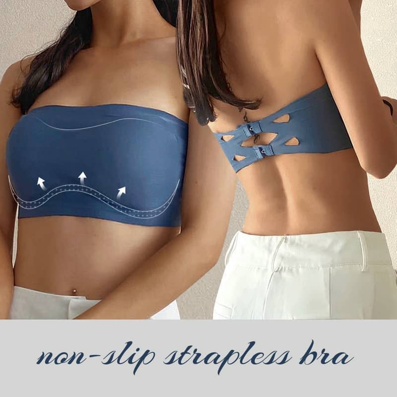 Strapless Padded Seamless Bra with Hooks (Product Code: 101)