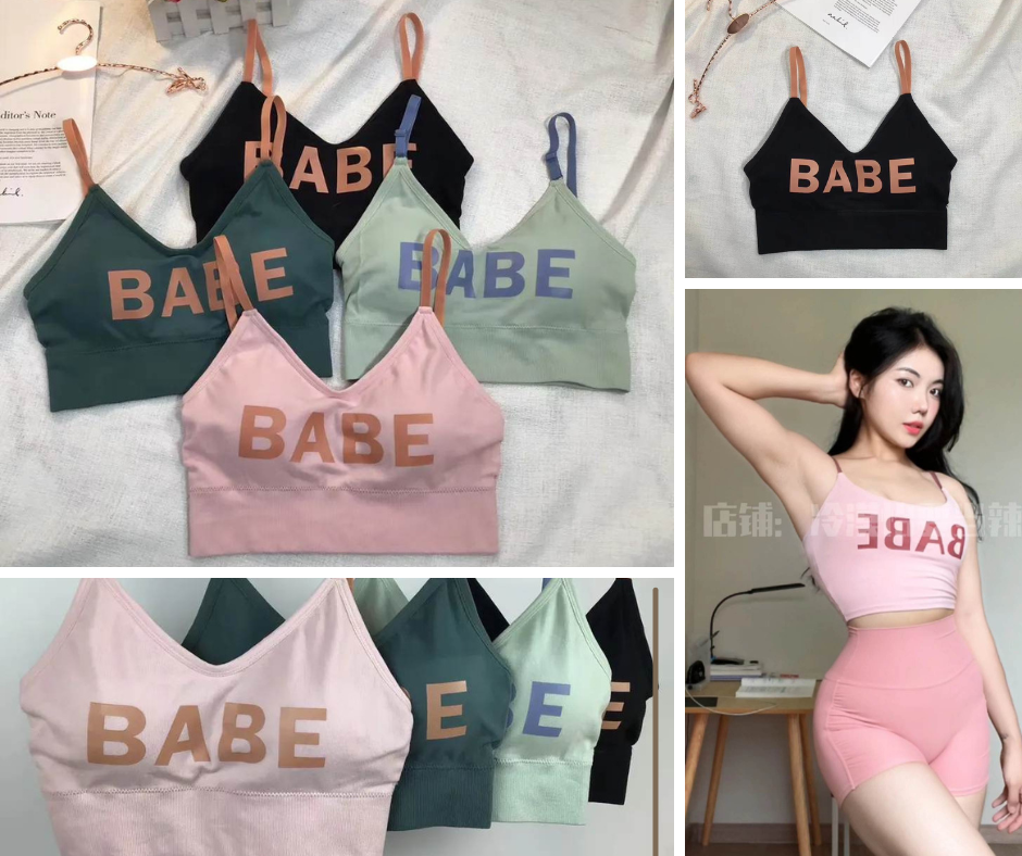 BABE Printed Sports Bra