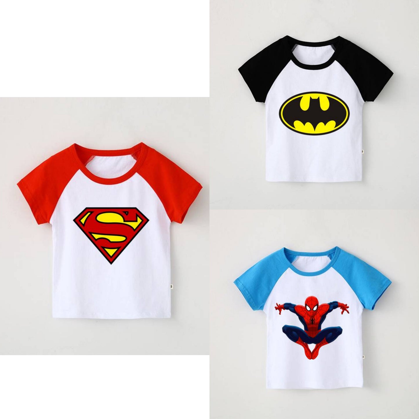 Buy 2 Get 1 Free Raglan Printed Half Sleeve T Shirts for Kids