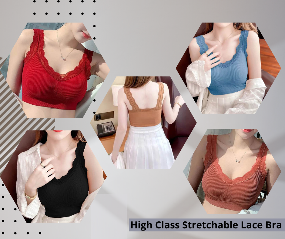 High Class Stretchable Lace Bra