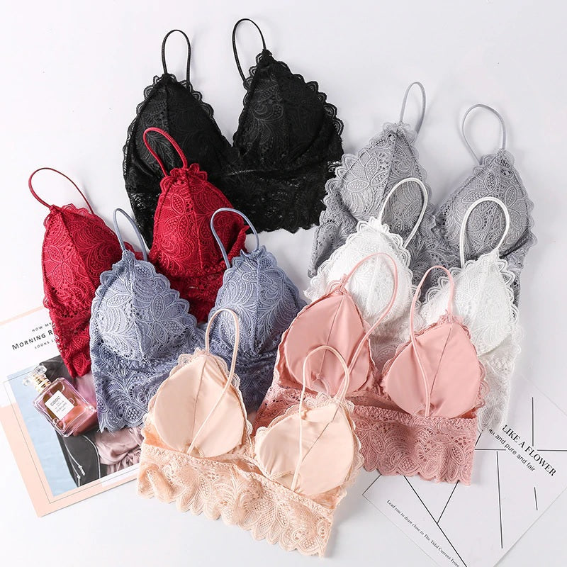 Fancy Lace Net Padded Bra (ART-622)