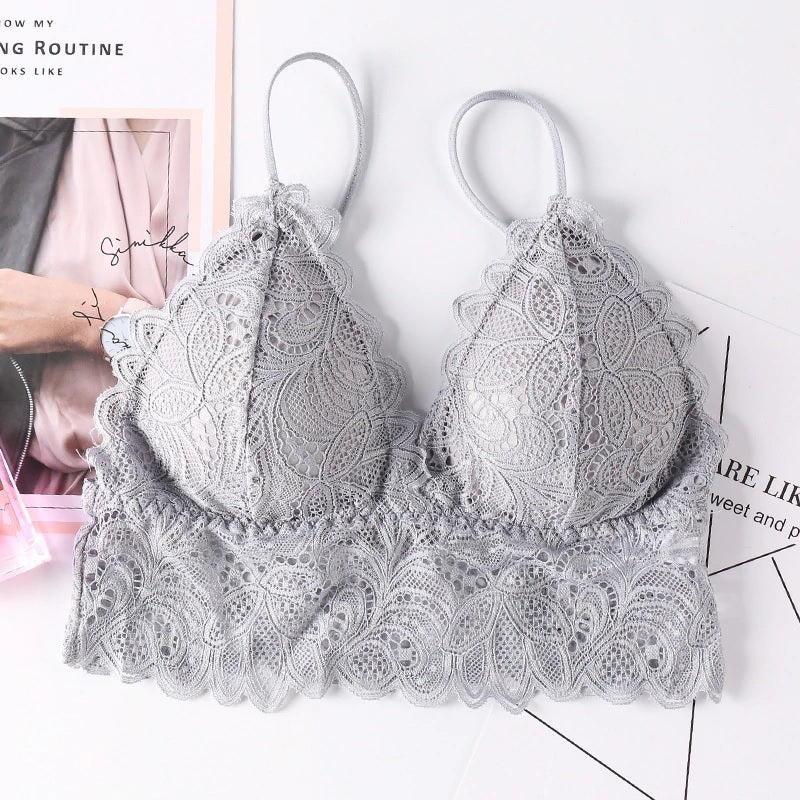 Fancy Lace Net Padded Bra (ART-622)