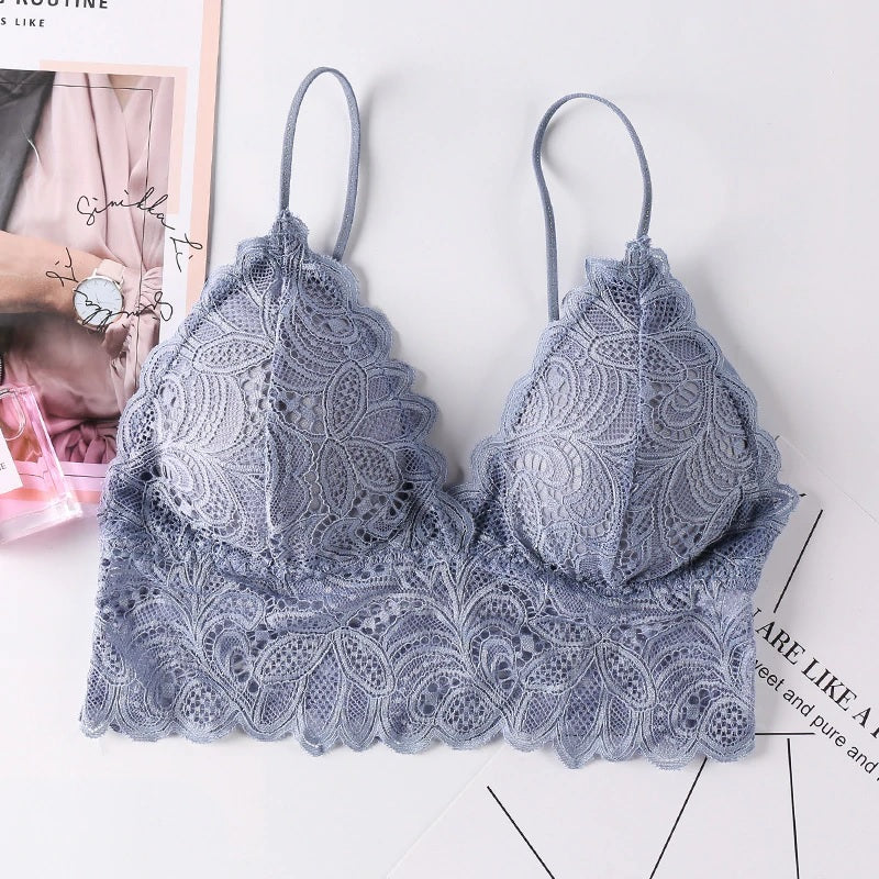 Fancy Lace Net Padded Bra (ART-622)