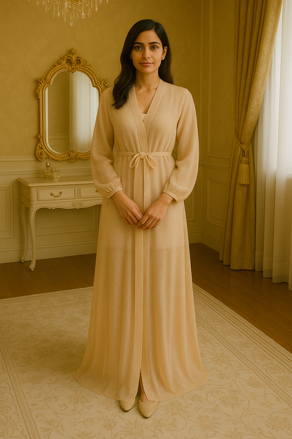 Full Length Transparent Net Gown