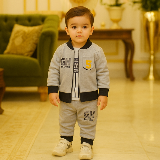 KIDS VARSITY STYLE TRACKSUIT 1