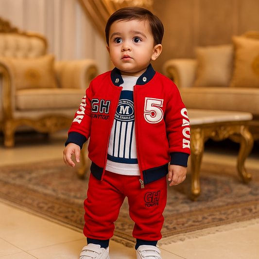 KIDS VARSITY STYLE TRACKSUIT