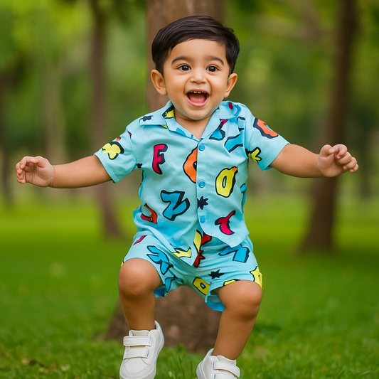 Kids Funky Alphabet Summer Suit