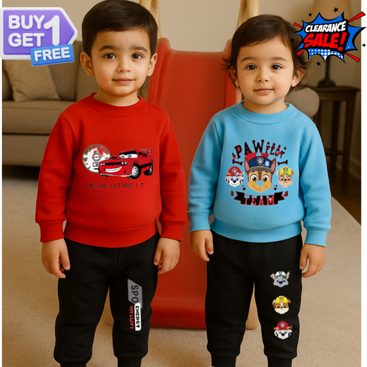 Buy 1 Get 1 Free TrackSuits for Kids (Stock Clearance Sale)