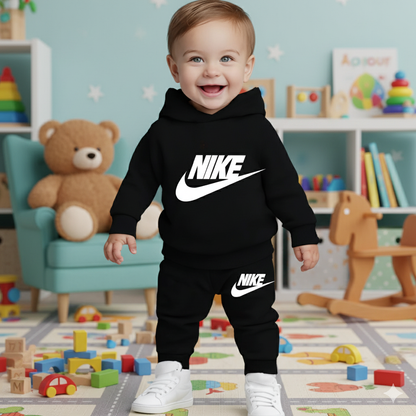 Printed Hooded Track Suit for Kids