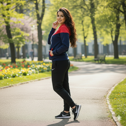 Dual Panel Track Suit for Women