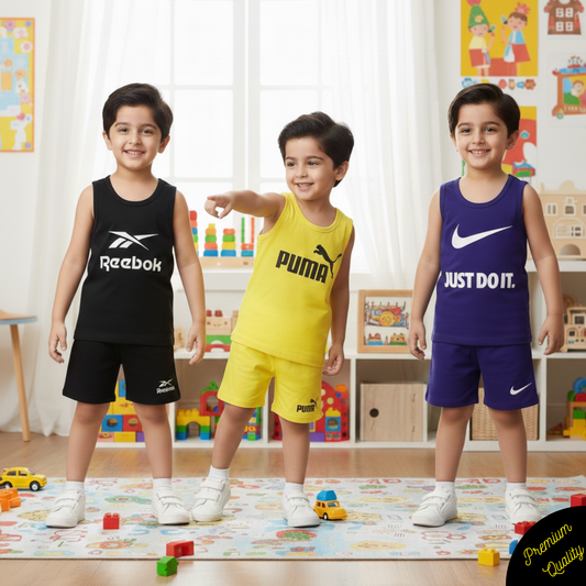 Pack of 3 Premium Sando Suits for Kids