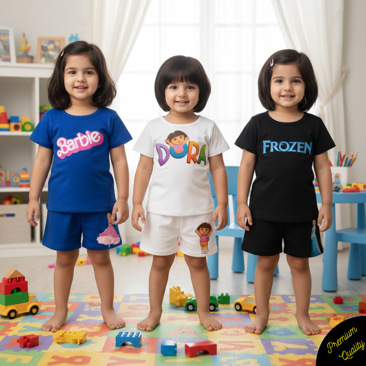 Pack of 3 Premium Summer Suits for Kids