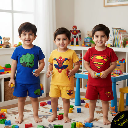 Pack of 3 Premium Summer Suits for Kids
