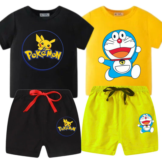 Buy 1 Get 1 FREE Printed Summer Suits for Kids