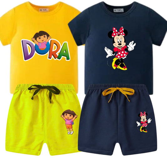 Buy 1 Get 1 FREE Printed Summer Suits for Kids