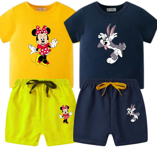 Buy 1 Get 1 FREE Printed Summer Suits for Kids