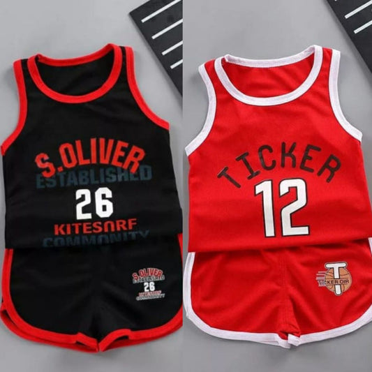 Buy 1 Get 1 FREE Short Printed Sando Suits for Kids