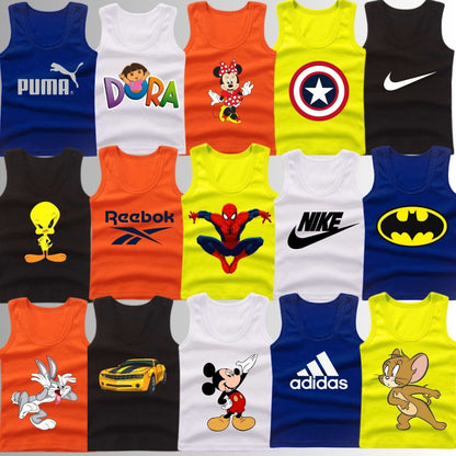 Random Deal Pack of 5 Sando Tshirts for Kids