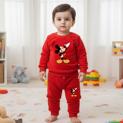 Red Mickey Mouse Track Suit for Kids