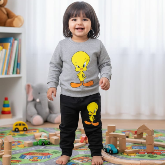 Tweety Printed Track Suit For Kids