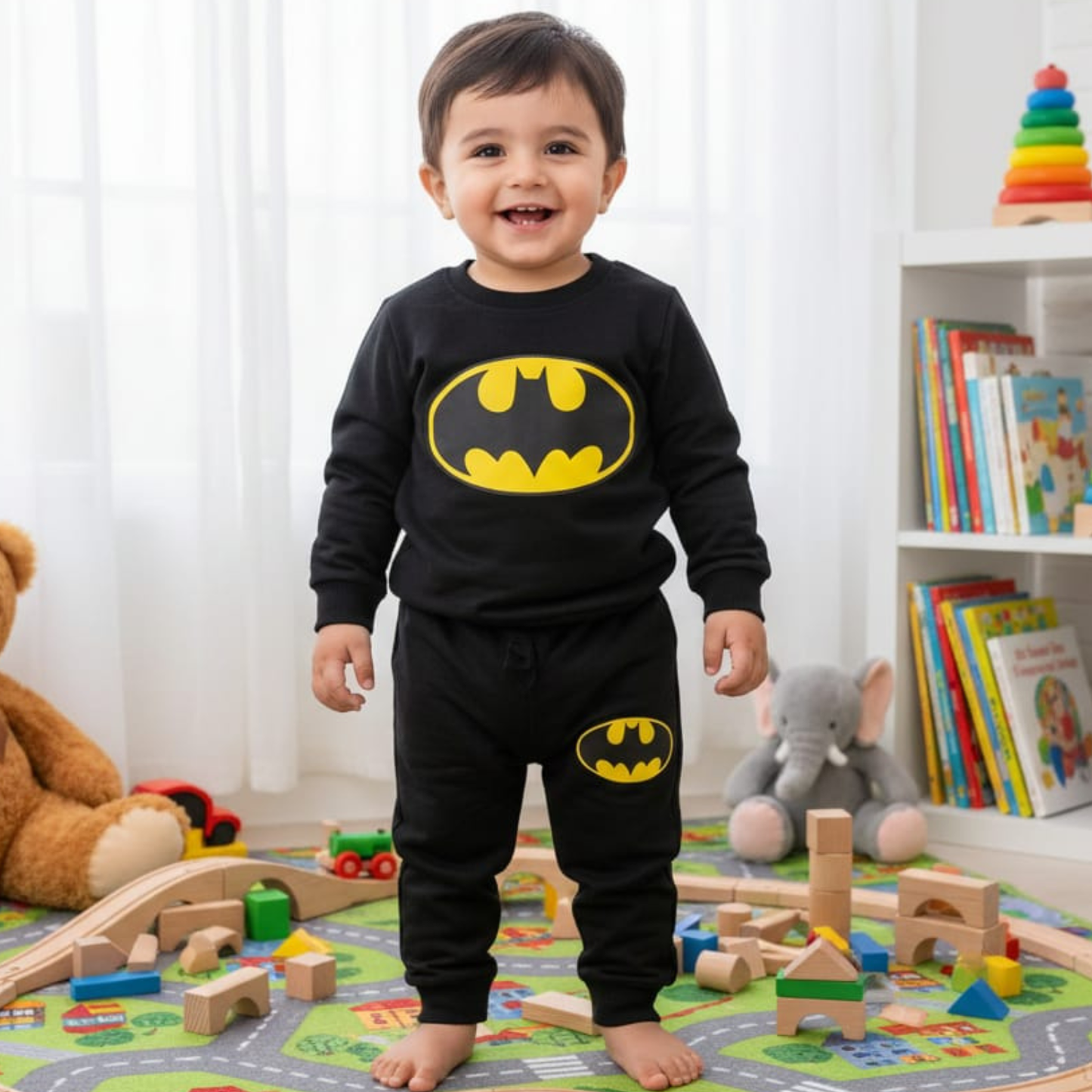 Batman Printed Track Suit For Kids