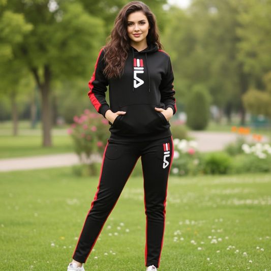 Contrast Panel Track Suit for Women