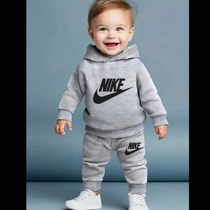 Printed Hooded Track Suit for Kids