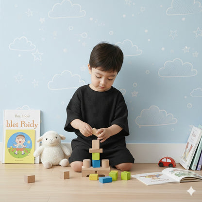 Premium Waffle Knit Co-Ord Set for Kids