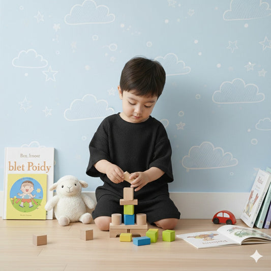 Premium Waffle Knit Co-Ord Set for Kids