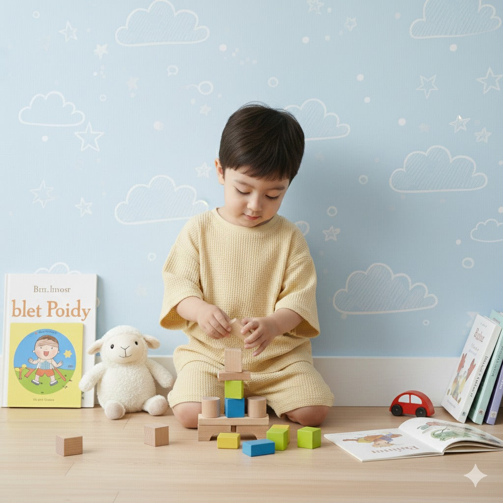 Premium Waffle Knit Co-Ord Set for Kids