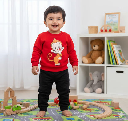 Red Monkey Track suit Kids