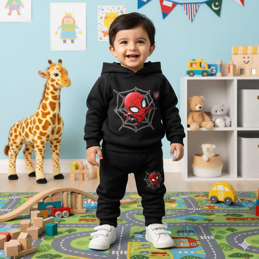 Printed Hooded Track Suit for Kids