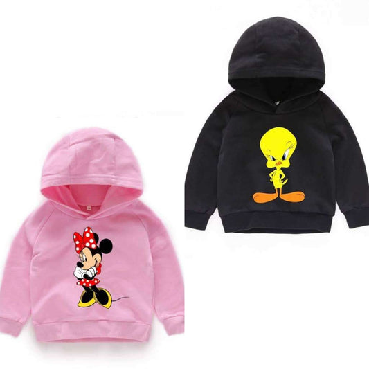 Pack of 2 Kids Printed Hoodies