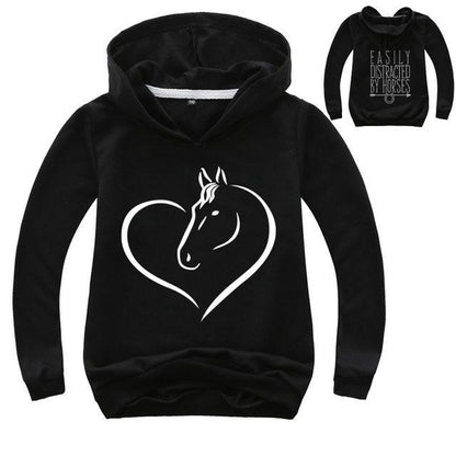 PACK OF 2 UNI CORN PRINTED KIDS HOODIES